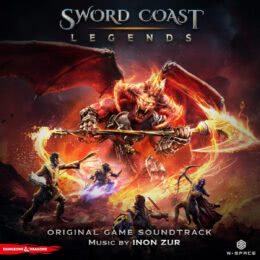 Обложка к диску с музыкой из игры «Sword Coast Legends»