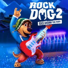 Обложка к диску с музыкой из мультфильма «Рок Дог 2»