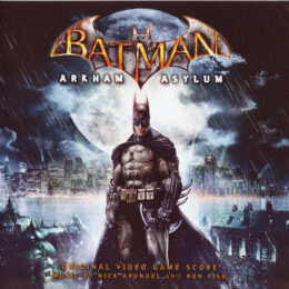 Обложка к диску с музыкой из игры «Batman: Arkham Asylum»