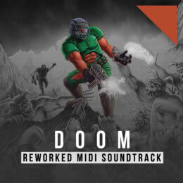 Обложка к диску с музыкой из игры «Doom Reworked Midi Soundtrack»
