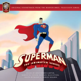 Обложка к диску с музыкой из сериала «Супермен»