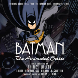 Обложка к диску с музыкой из сериала «Бэтмен»