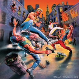 Обложка к диску с музыкой из игры «Streets of Rage»