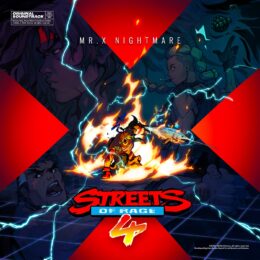 Обложка к диску с музыкой из игры «Streets of Rage 4: Mr. X Nightmare»