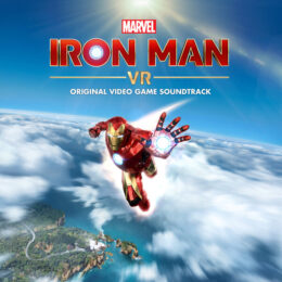 Обложка к диску с музыкой из игры «Marvel's Iron Man VR»