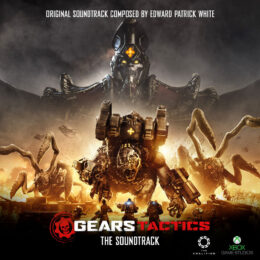 Обложка к диску с музыкой из игры «Gears Tactics»