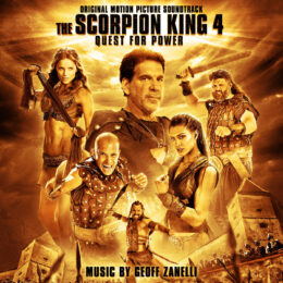 Обложка к диску с музыкой из фильма «Царь скорпионов 4: Утерянный трон»
