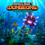 Маленькая обложка диска c музыкой из игры «Minecraft Dungeons: Hidden Depths»