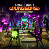 Маленькая обложка диска c музыкой из игры «Minecraft Dungeons: Echoing Void»