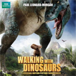 Обложка к диску с музыкой из фильма «Прогулки с динозаврами 3D»