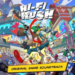 Обложка к диску с музыкой из игры «Hi-Fi Rush»