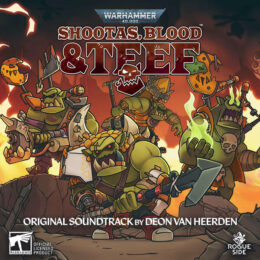 Обложка к диску с музыкой из игры «Warhammer 40000: Shootas, Blood & Teef»