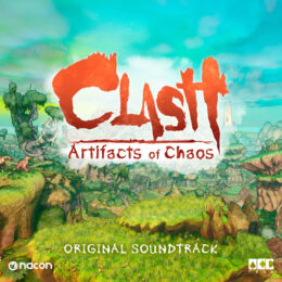 Обложка к диску с музыкой из игры «Clash: Artifacts of Chaos»