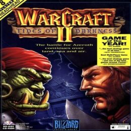 Обложка к диску с музыкой из игры «Warcraft II: Tides of Darkness»