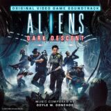 Маленькая обложка диска c музыкой из игры «Aliens: Dark Descent»