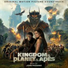 Обложка к диску с музыкой из фильма «Планета обезьян: Новое царство»