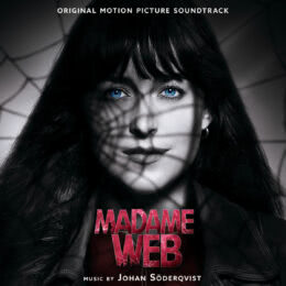Обложка к диску с музыкой из фильма «Мадам Паутина»