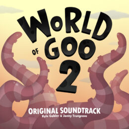 Обложка к диску с музыкой из игры «World of Goo 2»