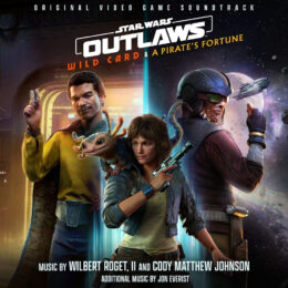 Обложка к диску с музыкой из игры «Star Wars Outlaws: Wild Card & A Pirate's Fortune»