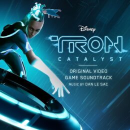 Обложка к диску с музыкой из игры «Tron: Catalyst»