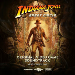Обложка к диску с музыкой из игры «Indiana Jones and the Great Circle»
